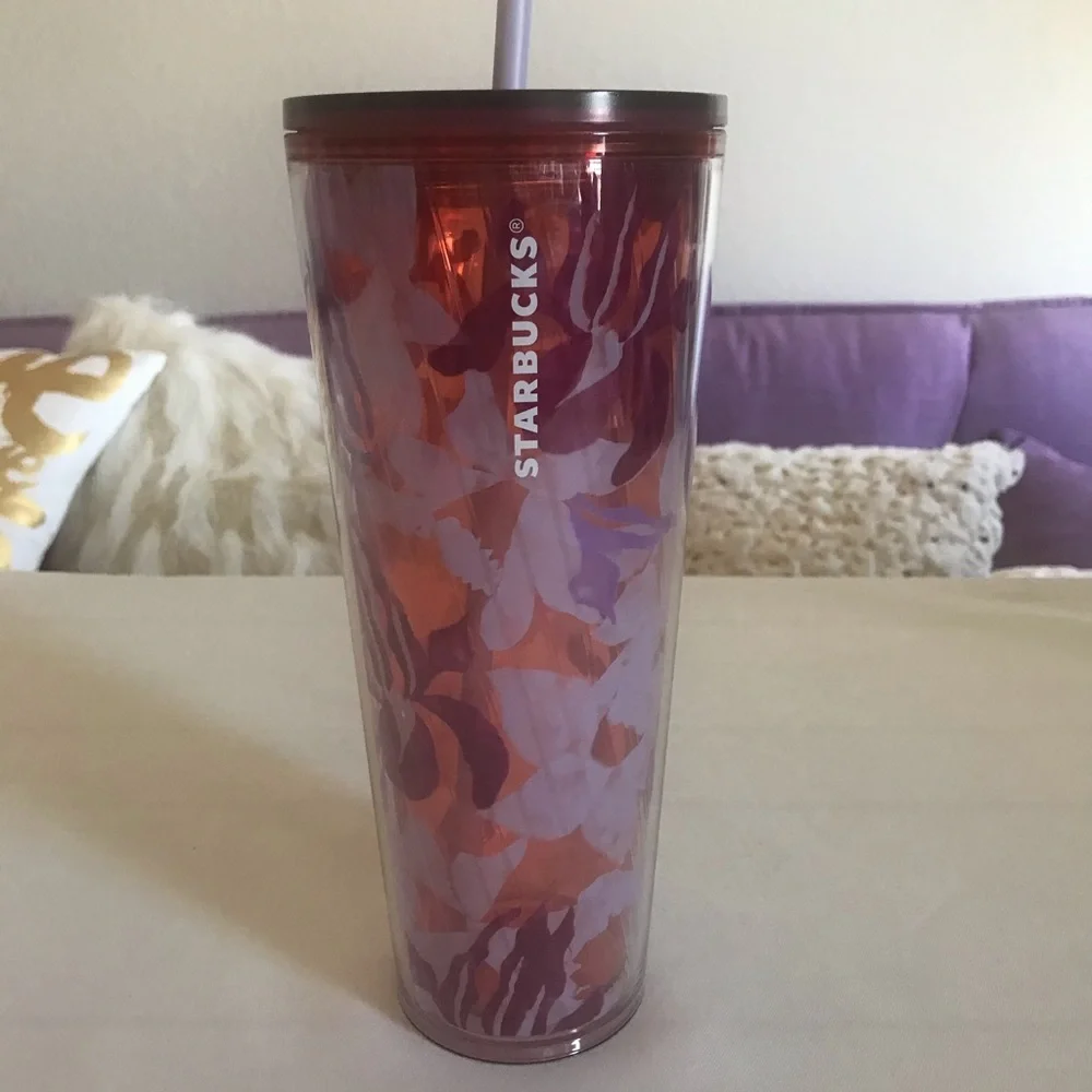 🌸🌺 Starbucks Floral Tumbler